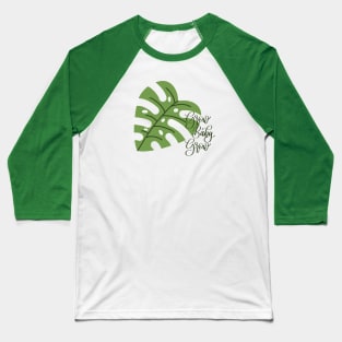 Grow Baby Grow Monstera Baseball T-Shirt